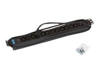 TRITON RAB-PD-X09-A1 - Nero - 14 x IEC320 - 2 m - 10 A - 10 A - 48,3 cm (19")