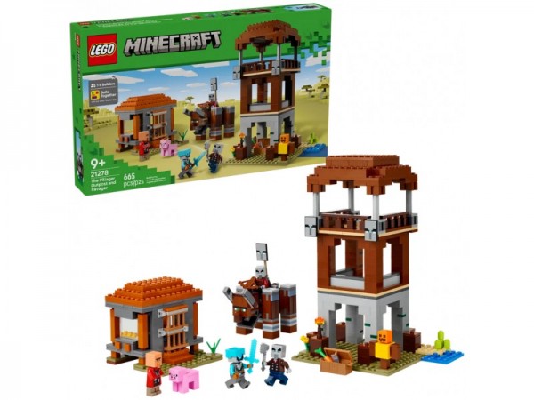 LEGO 21278 Minecraft Ein Verwüster am Plünderer-Aussenposten