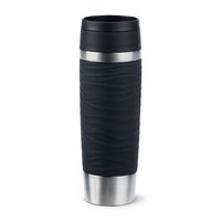 EMSA Isolierbecher TRAVEL MUG Wave 0.5 l. schwarz hochwertiger