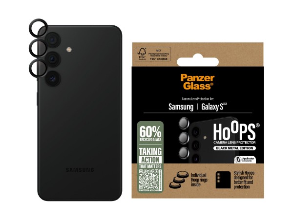 PanzerGlass Hoops Black Lens Protector Samsung S25