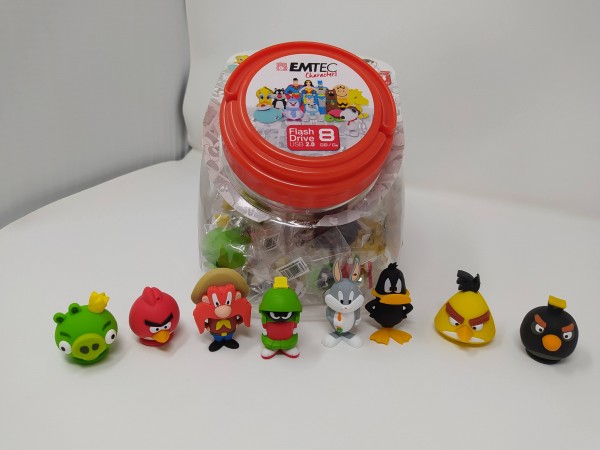 Emtec 25 Chiavette USB Pen drive da 8 GB personaggi Looney Tunes e altri