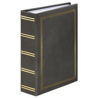 Hama London - Marrone - 100 fogli - 13 x 18 - Rilegatura all'inglese - Poliuretano - 145 mm