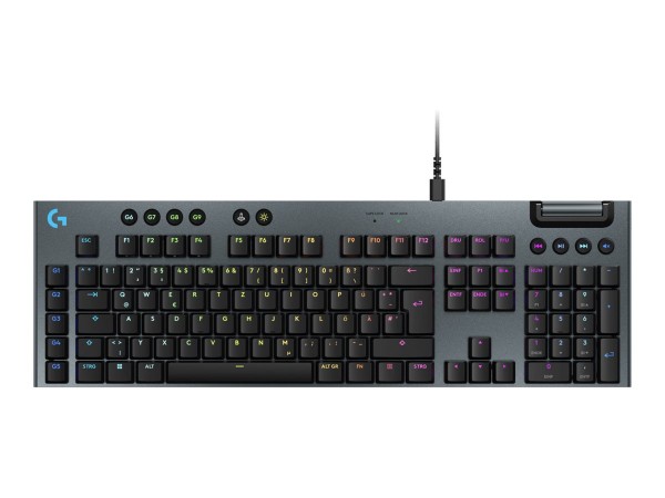 Logitech G G915 X, Kabelgebunden, USB, Mechanischer Switch, QWERTZ, RGB-LED, Schwarz
