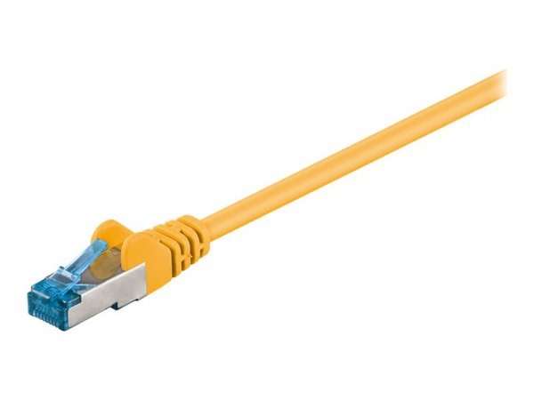 Goobay Patchkabel Cat.6a S/FTP PiMF gelb - Cavo - Rete