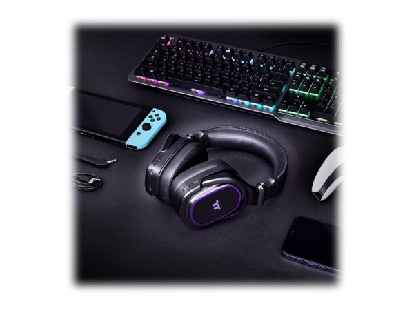 Thermaltake ARGENT H5 RGB - Wireless - Gaming - 20 - 40000 Hz - 412 g - Auricolare - Nero