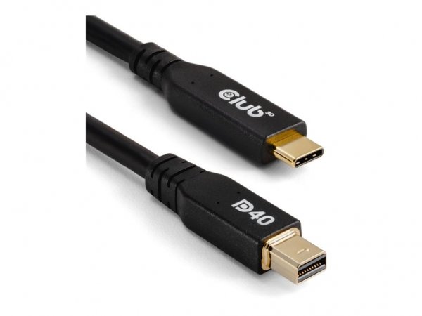 Club 3D Kabel USB Typ C St> DisplayPort Mini 2.1 - Cavo - Digitale/dati