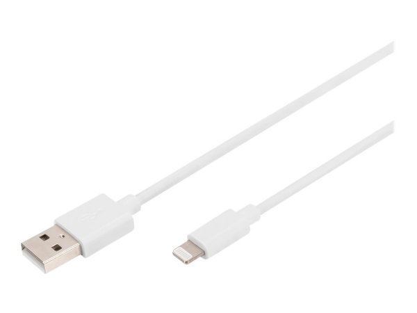 DIGITUS Da Lightning a cavo dati/di ricarica USB A - certificato MFI - 2 m - Lightning - USB A - Mas