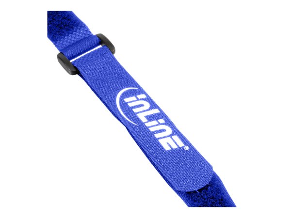 InLine Cable Strips hook-and-loop 20 x 400mm 10 pz. blu