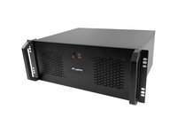 Lanberg 19" Server Gehäuse Rackmount ATX 350/10 4U schwarz - Server housing - ATX