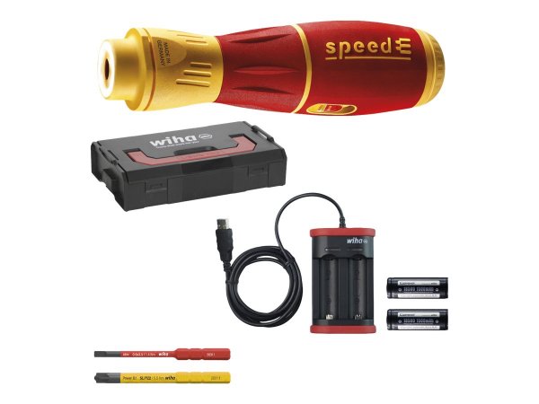 Wiha 44318 - Cacciavite elettrico - Rosso - Giallo - Batteria - Ioni di Litio - 1,04 kg