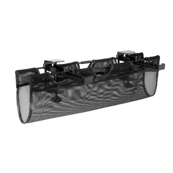 InLine Rete portaoggetti per montaggio sotto scrivania - nero