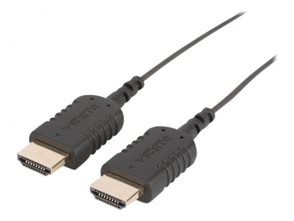 DIGITUS Cavo di connessione HDMI High Speed - Tipo A - altamente flessibile - 2 m - HDMI tipo A (Sta