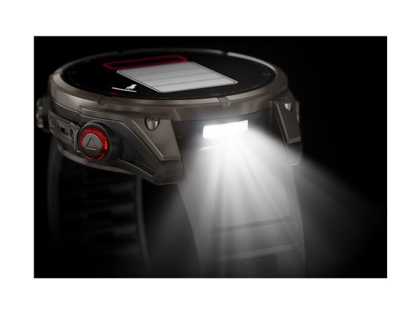 Garmin Fenix 8 Pro - - Titan - Sportuhr mit Riemen - Silikon - graphite/black