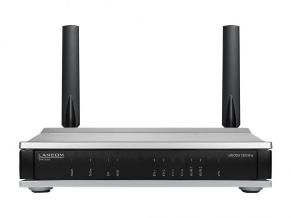 Lancom 1800EFW - Wireless Router - Router - Vetroresina (lwl)