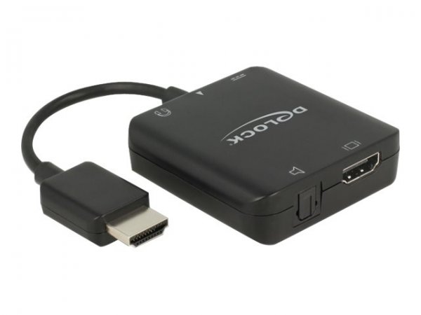 Delock 63276 - HDMI tipo A (Standard) - HDMI tipo A (Standard) - Maschio - Femmina - 3840 x 2160 Pix