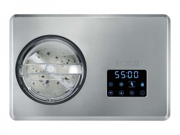 SEVERIN EZ 7405 - Gelatiera compressore - 2 L - 30 min - 1 ciotole - Acciaio inossidabile - Touch