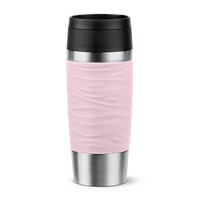EMSA TRAVEL MUG Waves Thermobecher hellrosa/edelstahl 0.36 Liter