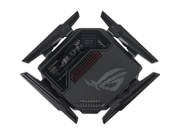 ASUS ROG Rapture GT-BE98 - Wi-Fi 7 (802.11be) - Quad-band (2.4 GHz / 5 GHz-1 / 5 GHz-2 / 6 GHz) - Co