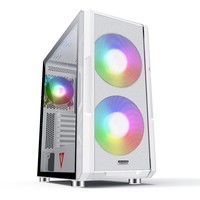 Modecom AMIRANI ARGB - Midi Tower - PC - Bianco - ATX - ITX - micro ATX - Multi - Ventole