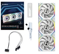Lian Li Uni Fan SL Wireless LCD Lüfter ARGB PWM 3er-Pack inkl. Controller - 120 - Case fan - 29,5 dB