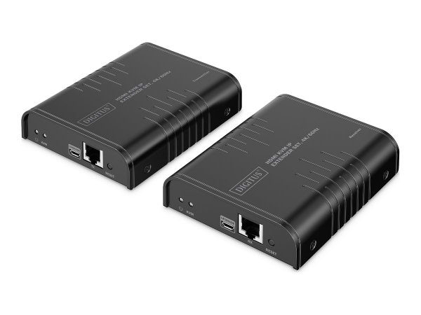 DIGITUS HDMI KVM IP Extender Set 4K/60Hz - Kvm switch - USB 2.0