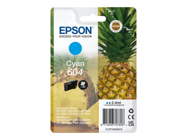 Epson 604 - Resa standard - 2,4 ml - 1 pz - Confezione singola
