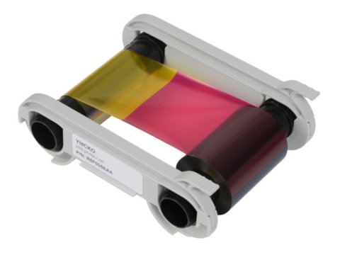 Evolis High Trust YMCKO Color Ribbon - - Farbband Farbe - Compatibile - Nastro