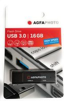 AgfaPhoto 10569 - 16 GB - USB tipo A - 3.2 Gen 1 (3.1 Gen 1) - Cuffia - Nero