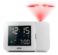 Braun 67161 - Sveglia digitale - Rettangolo - Bianco - 24h - Tempo - AC