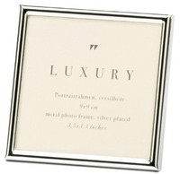 Walther Design Chloe 3 - Cornice per foto singola - Argento - 9 x 9 cm