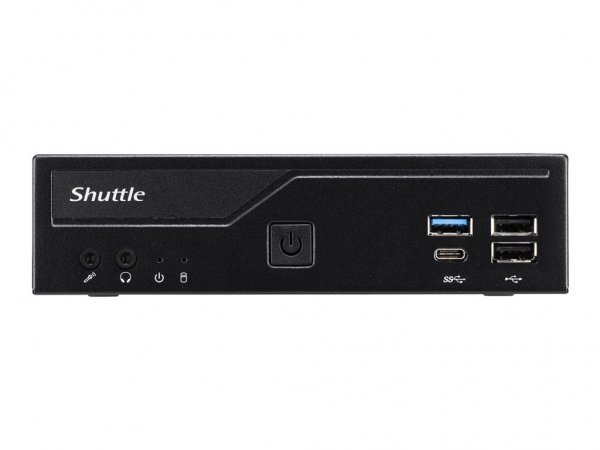 Shuttle DH610 - PC con dimensioni 1,3 l - Mini PC barebone - LGA 1700 - DDR4-SDRAM - M.2 - SATA - Se