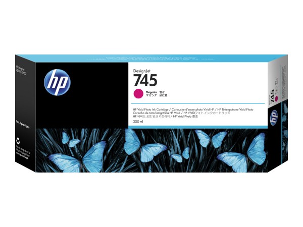 HP DesignJet 745 - Cartuccia di inchiostro Originale - Magenta - 300 ml