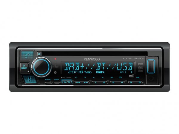 Kenwood Electronics Kenwood KDC-BT760DAB - Nero - 1 DIN - 50 W - 4.0 canali - 50 W - CD-R - CD-RW