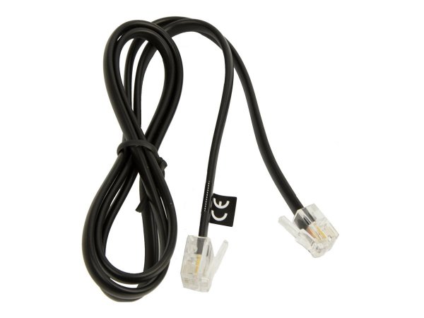 Jabra 8800-00-101 - RJ-9 - RJ-6 - Nero - Maschio - Maschio - Rotondo