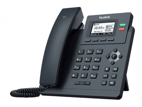 Yealink SIP-T31G - IP Phone - Grigio - Cornetta cablata - Scrivania/Parete - 2 linee - 1000 voci