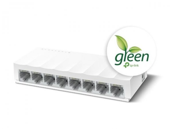 TP-LINK Switch LiteWave LS1008 - Interruttore - 0,1 Gbps