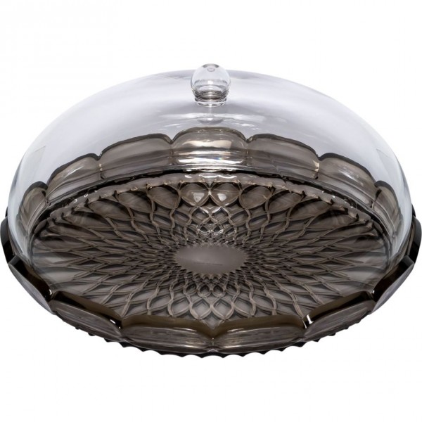 Guzzini VANITY Tortenglocke Smoke