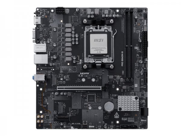 MSI PRO B840M-B Motherboard Amd B840 CDR5 SATA3 M.2 USB 3.0 PCIe 4.0 Am5 - Scheda madre - AMD Sockel
