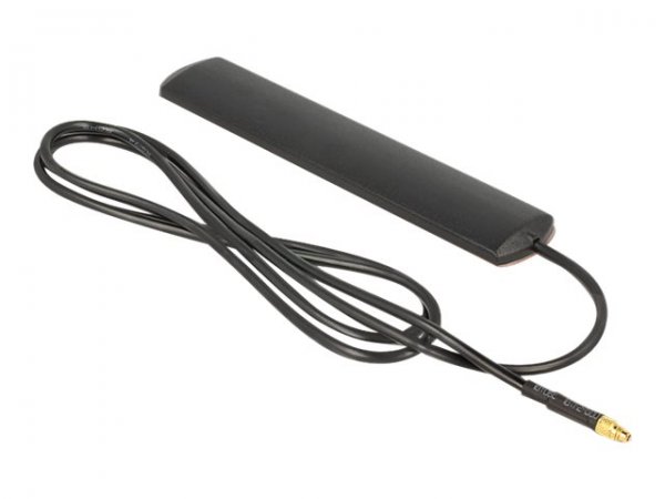 Delock 89525 - 3 dBi - 0.69 - 0.96 / 1.71 - 2.7 GHz - 50 ? - Antenna omnidirezionale - MMCX - Polari
