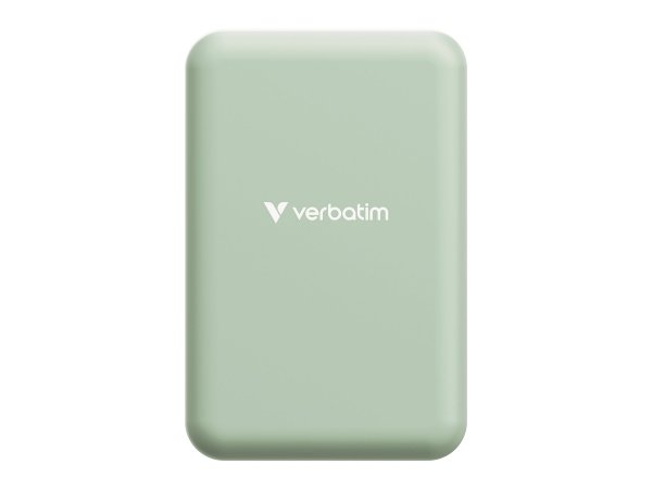 Verbatim Charge´n´ Go Essentials Power Bank Magnetic Wireless 20000mAh Green