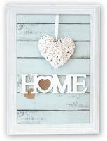 Zep Vintage white - Cornice per foto singola - Legno - Bianco - Tavolo - Parete - 30 x 40 cm - Retta