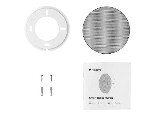 Netatmo NIS01 - Smarte Innen-Alarmsirene - Sirena wireless - Interno - 110 dB - Bianco - Android - i