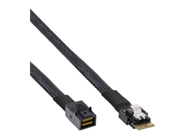 InLine cavo SAS Slim - da SFF-8654 4i a Mini SAS HD SFF-8643 - 24Gb/s - 0,5m