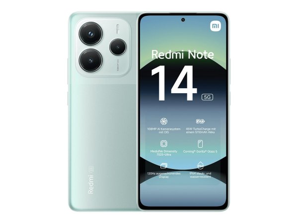 Xiaomi Redmi Note 14 - Smartphone - Dual-SIM - Smartphone - 256 GB