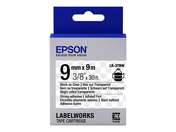 Epson LK-3TBW Label Cartridge Strong - Etichette/etichette