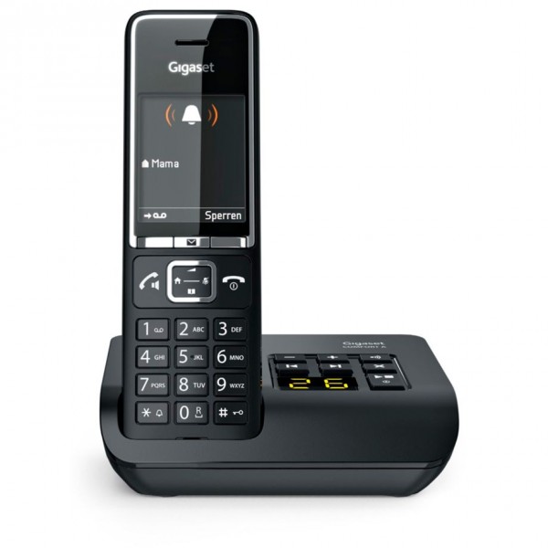 Gigaset COMFORT 550A - Telefono analogico - Cornetta wireless - Telefono con vivavoce - 200 voci - I
