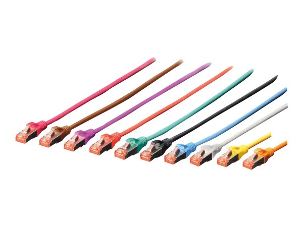 DIGITUS Cavo patch CAT 6 S/FTP - 30 m - Cat6 - S/FTP (S-STP) - RJ-45 - RJ-45 - Grigio