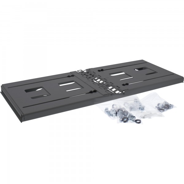 InLine Supporto rack 19" per montaggio a parete - 4U - profondità 24-40cm - nero