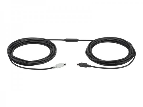 Logitech 939-001487 - 10 m - 6-p Mini-DIN - 6-p Mini-DIN - Maschio - Maschio - Nero