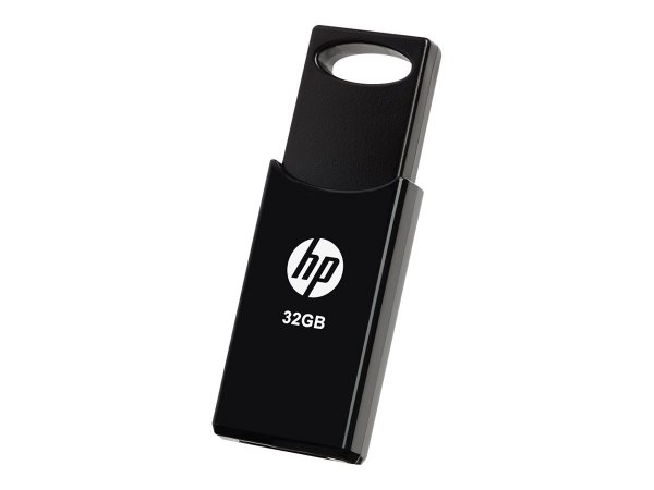 HP v212w - 32 GB - USB tipo A - 2.0 - 14 MB/s - Lamina di scorrimento - Nero